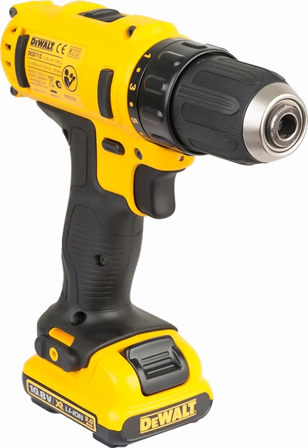 Акумуляторний дриль-шуруповерт DeWalt DCD710D2-QW (5035048453247) - зображення 2