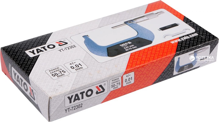Mikrometr YATO 50-75 mm (YT-72302) - obraz 4