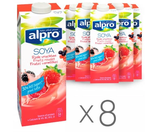 Напиток соевый натуральный Alpro фруктовый с кальцием 1000мл 8шт./упаковка - изображение 2