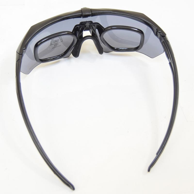 Очки тактические ESS Crossbow (4 цвет. линзы, очки для линз с диоптриями), жесткий кейс - изображение 2