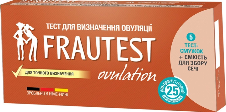 Тест для визначення овуляції Frautest Ovulation 5 шт. (4260476160035) - зображення 1