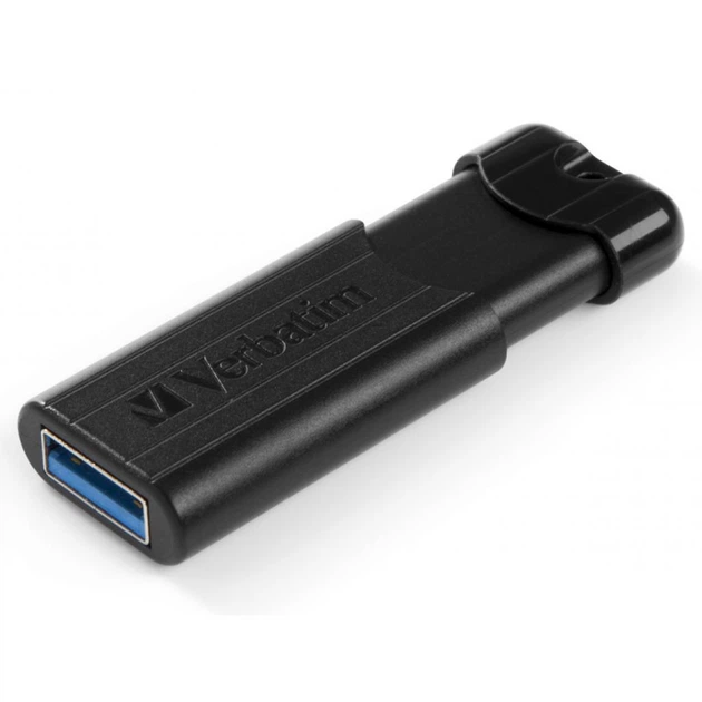 Флеш-накопитель Verbatim USB флеш накопичувач 32GB PinStripe Black USB 3.0 (49317) - Фото 3 Флеш-накопитель Verbatim USB флеш накопичувач 32GB PinStripe Black USB 3.0 (49317) - изображение 3