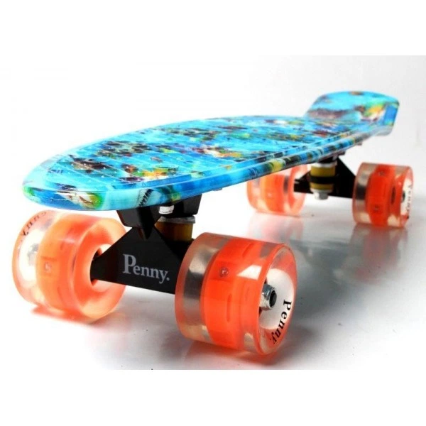 Пенни борд Детский скейт Penny Board Nemo со светящимися колесами PN-170319936 - изображение 4