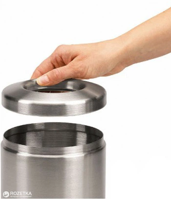 Контейнер для сміття Brabantia настільний 1 л Matt Steel (297960) - Фото 2 Контейнер для сміття Brabantia настільний 1 л Matt Steel (297960) - зображення 2