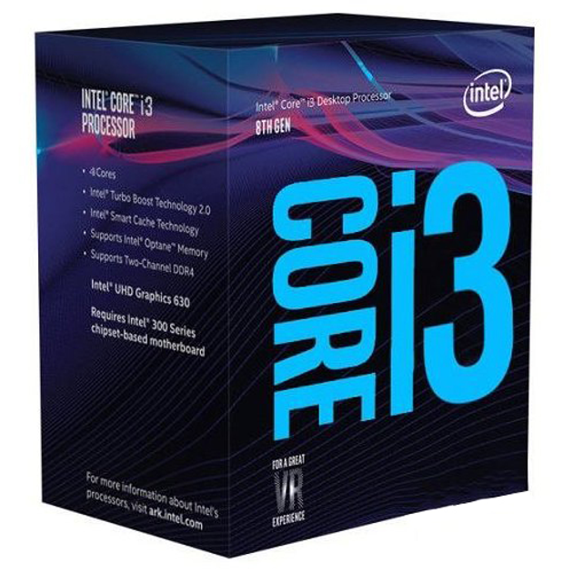 Процессор Intel Core i3-8100 3.6GHz/8GT/s/6MB (BX80684I38100) s1151 BOX ...