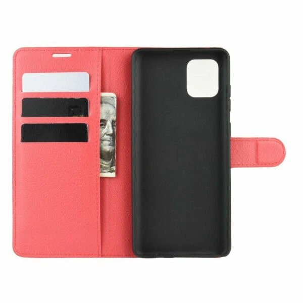 Классический чехол-книжка Deexe Book Type для Samsung Galaxy Note 10 Lite (N770) - Red - Фото 3 Классический чехол-книжка Deexe Book Type для Samsung Galaxy Note 10 Lite (N770) - Red - изображение 3