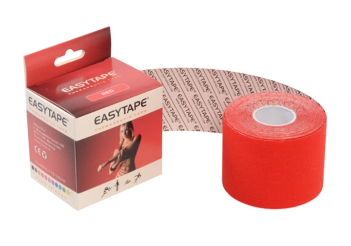 Терапевтичний тейп Easy tape червоного кольору - Фото 1 Терапевтичний тейп Easy tape червоного кольору - зображення 1