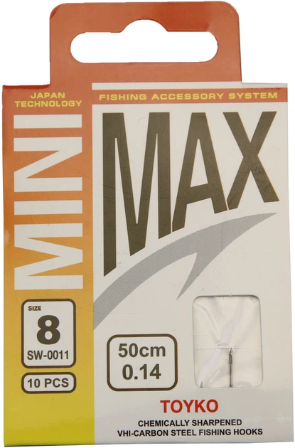 Одинарный крючок MiniMax Toyko 0.7 г 10 шт (SW0011-8/0.14) - изображение 4