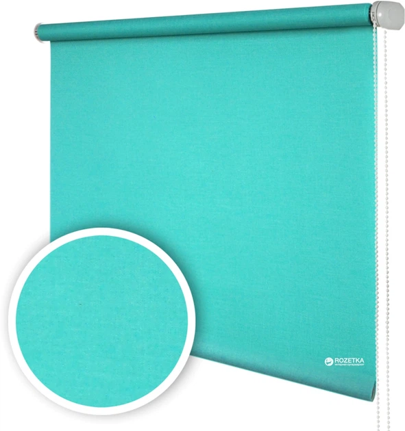 Ролета міні Деко-Сіті Меланж 43x170 см Блакитна лагуна (35534043170) - зображення 1