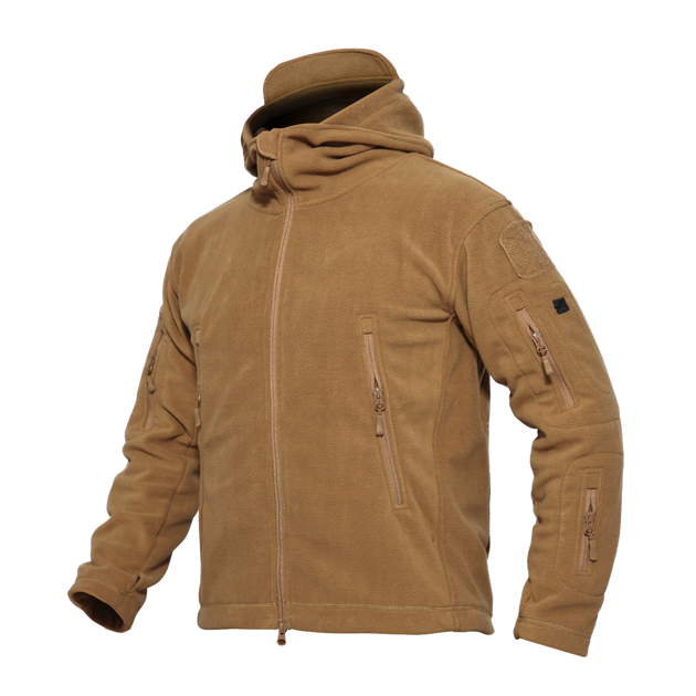 Тактична флісова куртка/кофта Pave Hawk coyote S Pave Hawk (new_69159) - изображение 1