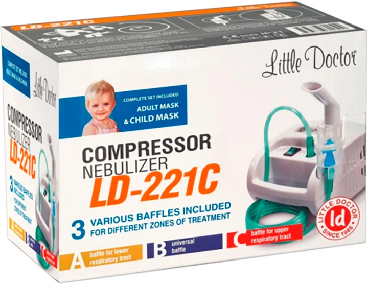 Ингалятор LITTLE DOCTOR LD-221C компрессорный - Фото 3 Ингалятор LITTLE DOCTOR LD-221C компрессорный - изображение 3