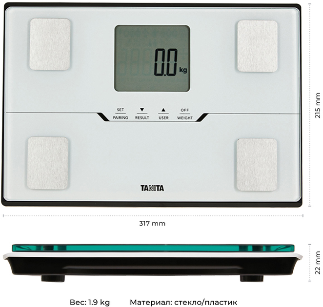 Весы-анализаторы Tanita BC-401 White - изображение 4