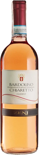 Вино Zeni Bardolino Chiaretto Classico розовое сухое 0.75 л
