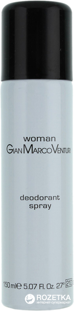 Акція на Парфумований дезодорант для жінок Gian Marco Venturi Woman Deo 150 мл (8002747047241/8002747055291) від Rozetka