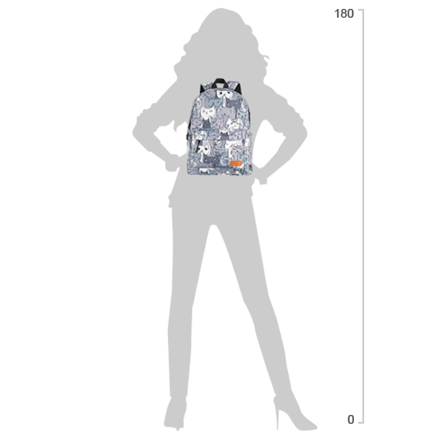 Рюкзак 2E TeensPack 13" Cats Grey (2E-BPT6114GC) - зображення 9