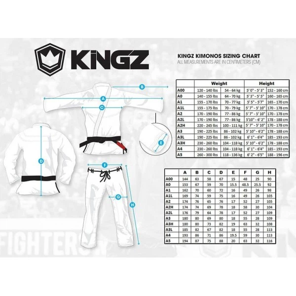 Кимоно для Бразильского Джиу-Джитсу Kingz Classic (А2) Синее - Фото 7 Кимоно для Бразильского Джиу-Джитсу Kingz Classic (А2) Синее - изображение 7