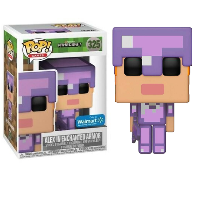 Фигурка Funko Pop Фанко Поп Майнкрафт Алекс в зачарованной алмазной ...