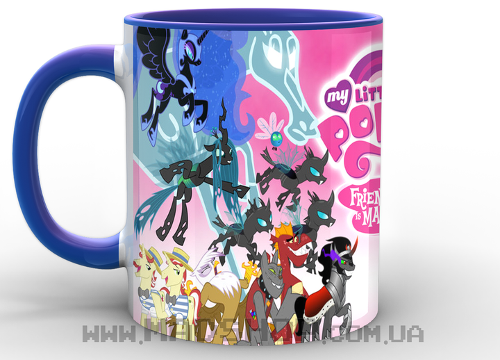 Кружка чашка My little pony friendship is magic ponies vs 2 by deltaraen - изображение 8