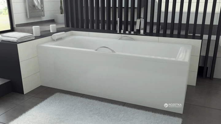 Ванна акрилова BESCO TALIA 100х70 (00000007831/5908239681265) - зображення 3