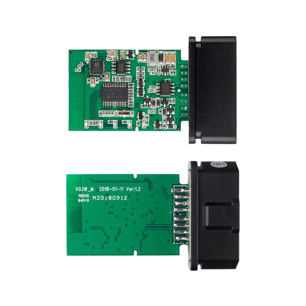 Автосканер адаптер для диагностики авто Wi-Fi ELM327 v1.5 OBD2 PIC18F25K80 - изображение 5