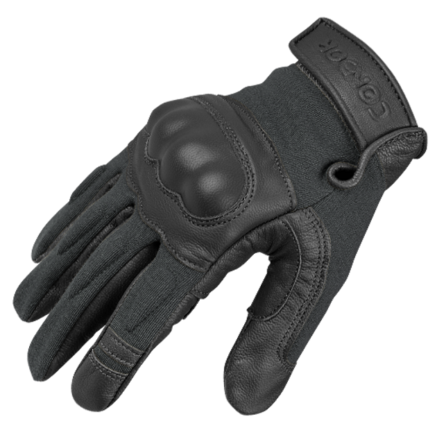 Тактические огнеупорные перчатки Номекс Condor NOMEX - TACTICAL GLOVE 221 X-Large, Чорний - изображение 1