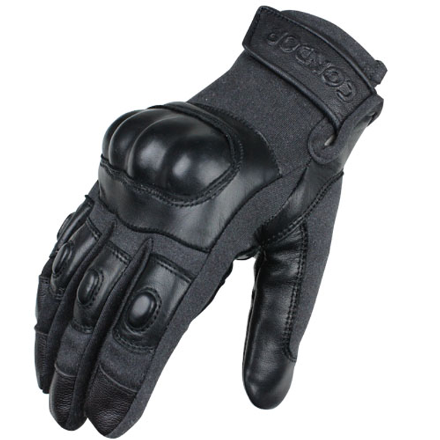 Тактичні сенсорні рукавички тачскрін Condor Syncro Tactical Gloves HK251 Medium, Чорний - зображення 1