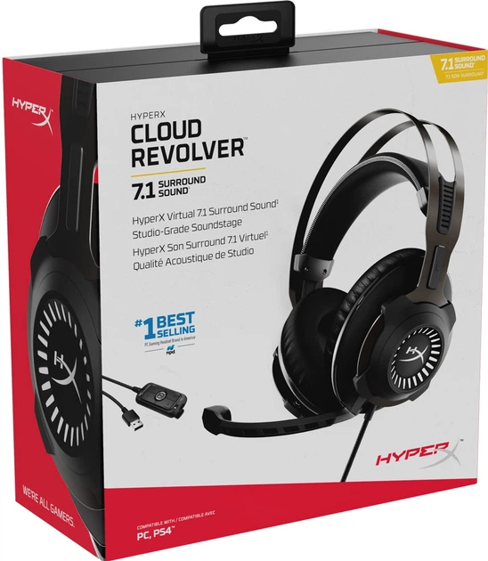 Наушники HyperX Cloud Revolver 7.1 Black (4P5K5AA) купить в
