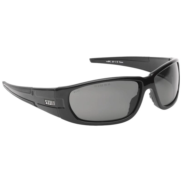 Балістичні окуляри 5.11 Tactical CLIMB POLARIZED 52024 Smoke Grey (димчаті) - изображение 2