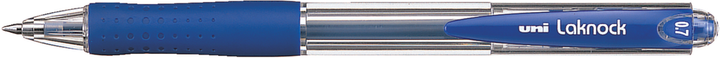 Ручка шариковая автоматическая uni LAKNOCK micro 0.5 мм, синяя (SN-100.(05).Blue) - Фото 1 Ручка шариковая автоматическая uni LAKNOCK micro 0.5 мм, синяя (SN-100.(05).Blue) - изображение 1