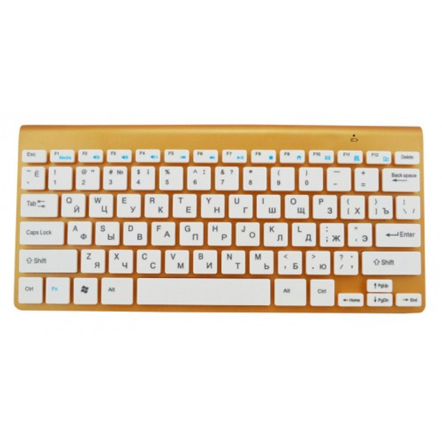 Беспроводная русская клавиатура mini и мышь keyboard 908 + приёмник - изображение 5