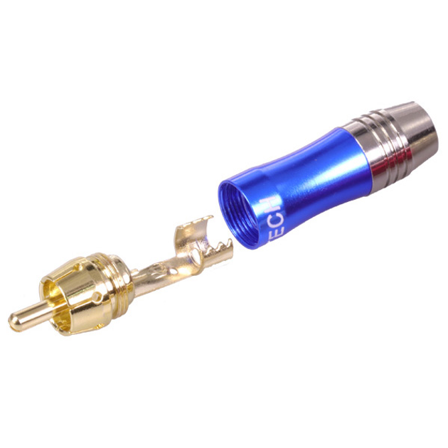 Штекеры под пайку FreeEnd - RCA Metal R Connector Blue/Red