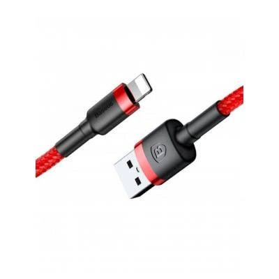 Дата кабель USB 2.0 AM to Lightning 1.0m Cafule 2.4A red+red Baseus (CALKLF-B09) - Фото 3 Дата кабель USB 2.0 AM to Lightning 1.0m Cafule 2.4A red+red Baseus (CALKLF-B09) - изображение 3