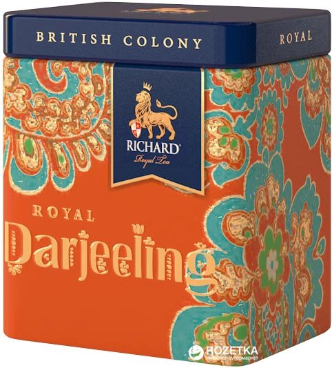 Чай Richard черный индийский среднелистовой Royal Darjeeling 50 г (4823063700665) - изображение 1