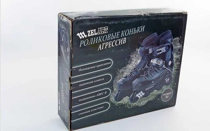 Роликовые коньки Zelart Агрессив р-р 41-44 Z-3528 - изображение 4