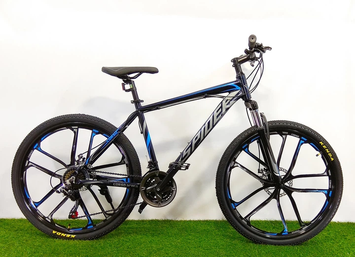 Горный велосипед на литых дисках CORSO SPIDER Evolution 26 Черно-красный - изображение 6