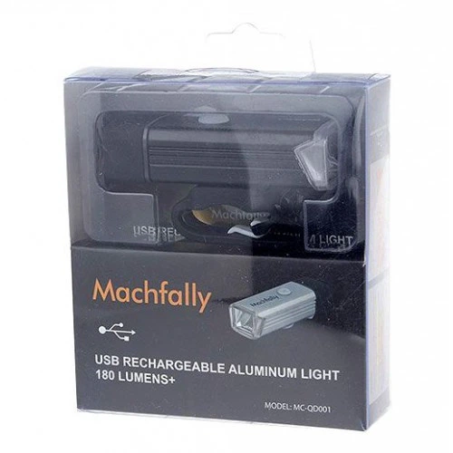 Велосипедная фара передняя Machfally, аккумулятор, USB, черная - изображение 7