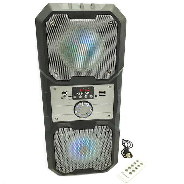 Портативная Bluetooth колонка KTS-1048, синяя - Фото 2 Портативная Bluetooth колонка KTS-1048, синяя - изображение 2