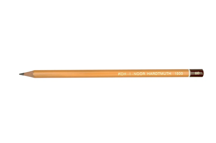 Карандаш графитный 6B Koh-i-noor 1500/6B, 01479 - Фото 1 Карандаш графитный 6B Koh-i-noor 1500/6B, 01479 - изображение 1