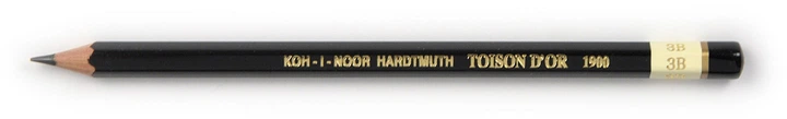 Карандаш чернографитный 3B TOISON D'OR Koh-i-noor 1900/3B, 23583 - Фото 1 Карандаш чернографитный 3B TOISON D'OR Koh-i-noor 1900/3B, 23583 - изображение 1