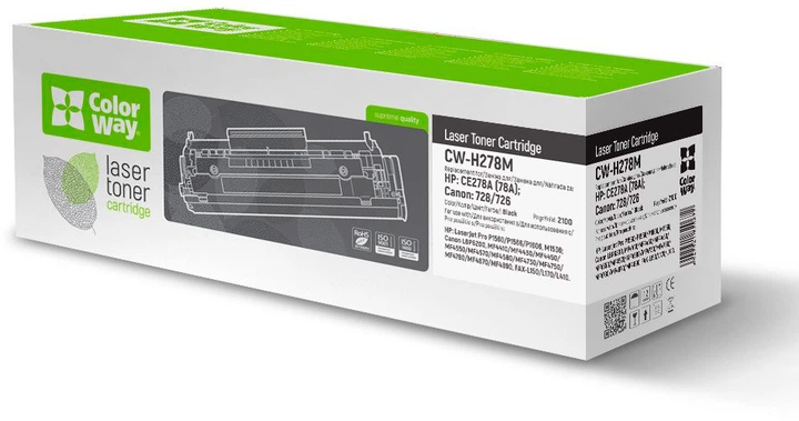 Картридж ColorWay HP (CE278A/Canon 728/726) MF4410/4430 Univ. (CW-H278M) - изображение 5