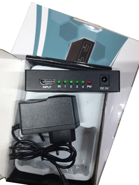 HDMI сплиттер 1x4 3D, 1080Р, 1,4 - Фото 5 HDMI сплиттер 1x4 3D, 1080Р, 1,4 - зображення 5