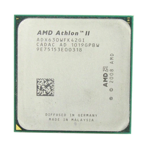 Процесор AMD AM3 Athlon II X4 630 (2.8GHz 4 Core 95W) Refurbished Tray - Фото 1 Процесор AMD AM3 Athlon II X4 630 (2.8GHz 4 Core 95W) Refurbished Tray - зображення 1