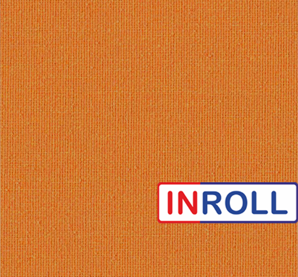 Ролета тканевая INROLL Есо-Mini 52,5х185 см Camila Морковный A618 - изображение 5