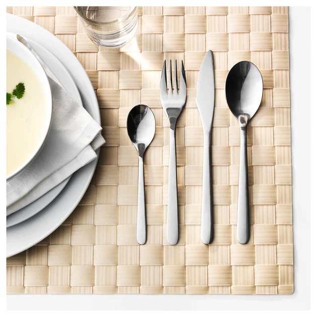 Комплект столовых приборов IKEA FÖRNUFT 24 шт нержавеющая сталь 700.149.99 - Фото 2 Комплект столовых приборов IKEA FÖRNUFT 24 шт нержавеющая сталь 700.149.99 - зображення 2