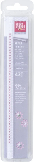 Кристаллы Сваровски для бумаги на ленте SS10 2,8 мм Knorr Prandell цвет серебристый crystal 001 - изображение 2