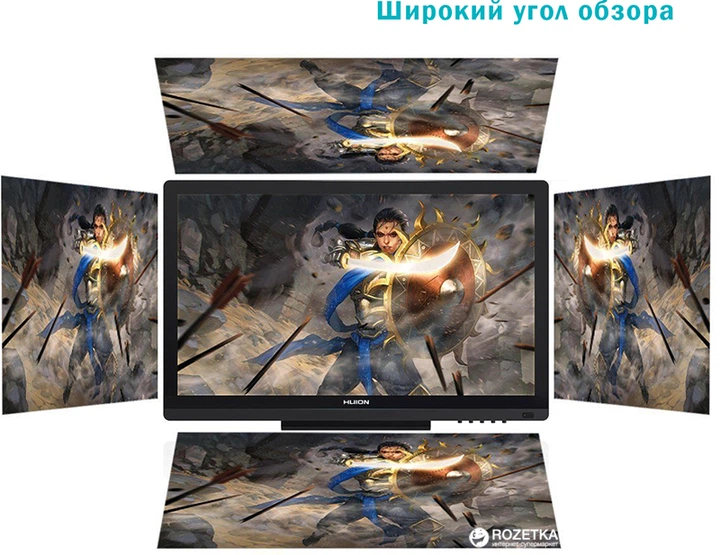 Графический монитор Huion Kamvas GT-191 + перчатка - изображение 5