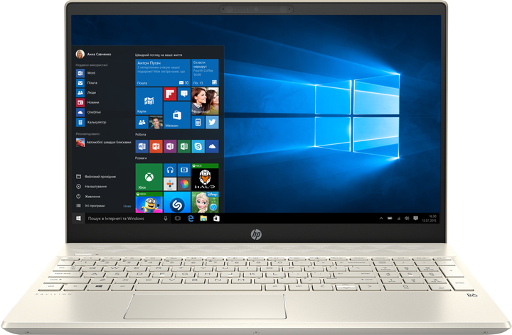 Ноутбук HP Pavilion Notebook 15-cs2019ur (6SQ16EA) Gold – фото, отзывы ...