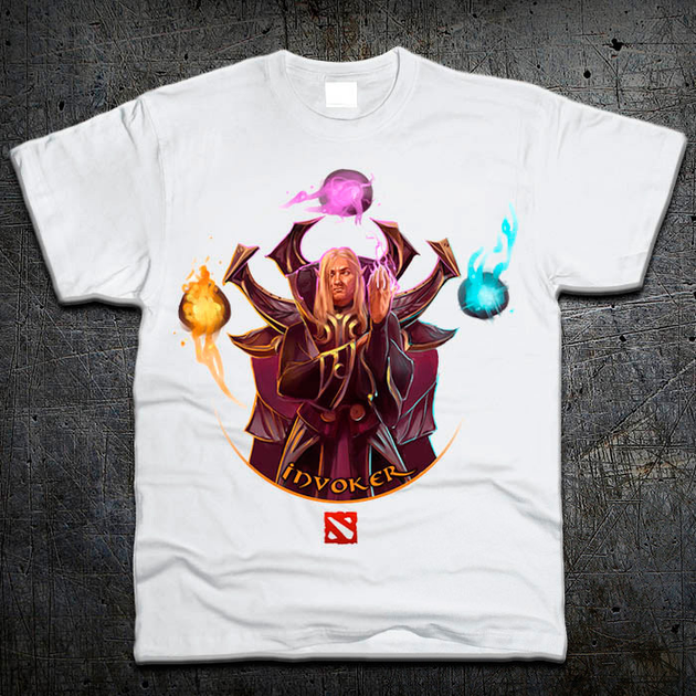 Футболка Fruit of the Loom Герой Инвокер Дота 2 Invoker Dota 2 Белый ...