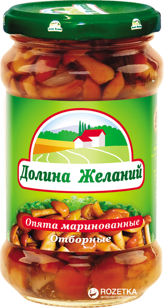 Грибы консервированные Долина Желаний Опята Маринованные 314 мл ...