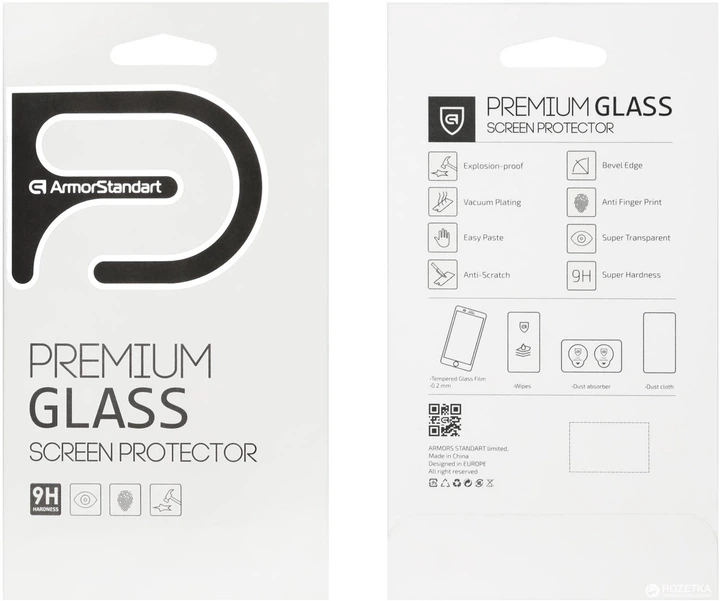 Защитное стекло ArmorStandart Premium 3D для смартфона Apple iPhone SE 2022/2020/8/7 White (ARM49390-G3D-WT) - изображение 2
